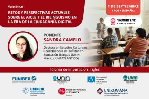 UNINCOL organiza el webinar «Retos y perspectivas actuales sobre el AICLE y el bilingüismo en la era de la ciudadanía digital»